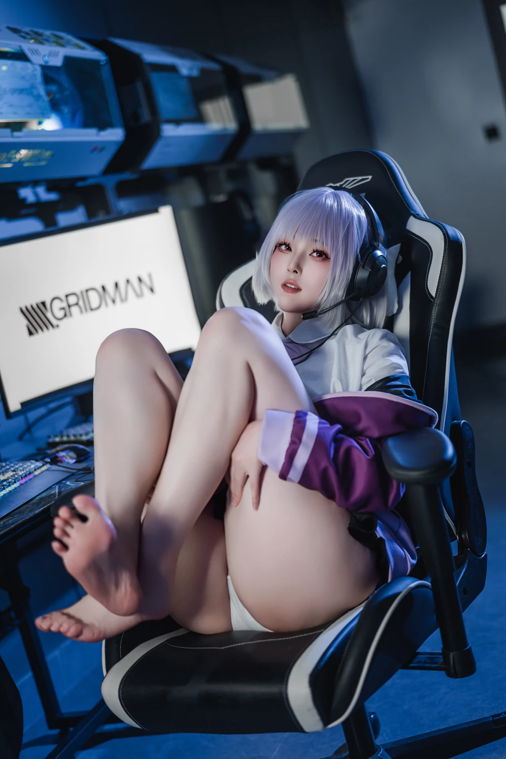 Cosplay Natsuko夏夏子 – GRIDMAN 新条茜 - P35