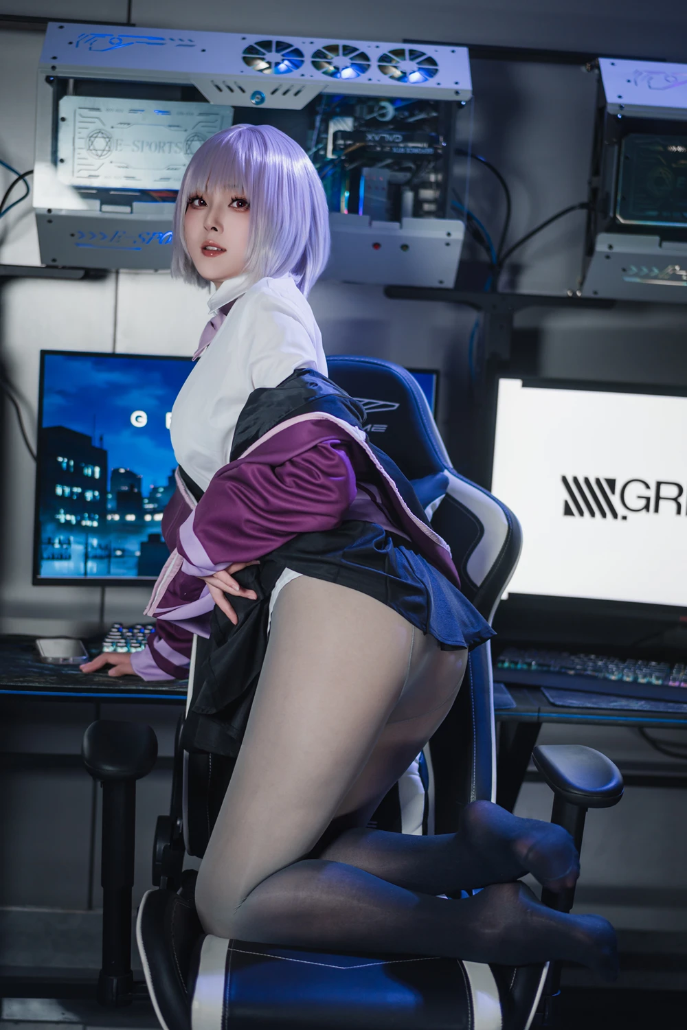 Cosplay Natsuko夏夏子 – GRIDMAN 新条茜 - P3
