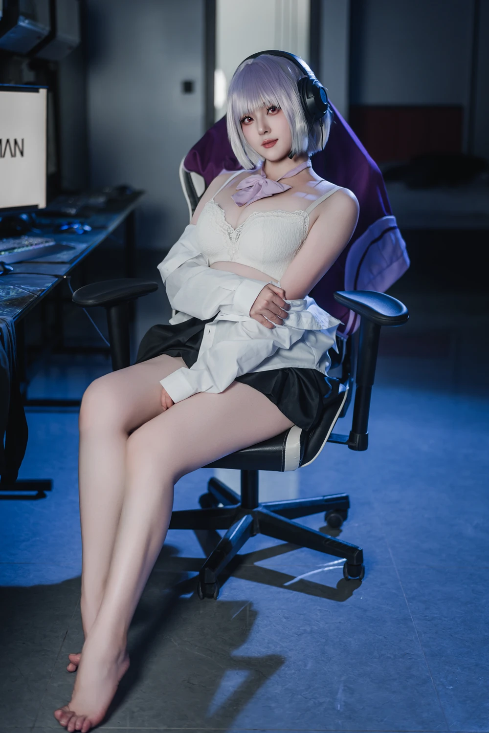 Cosplay Natsuko夏夏子 – GRIDMAN 新条茜 - P50