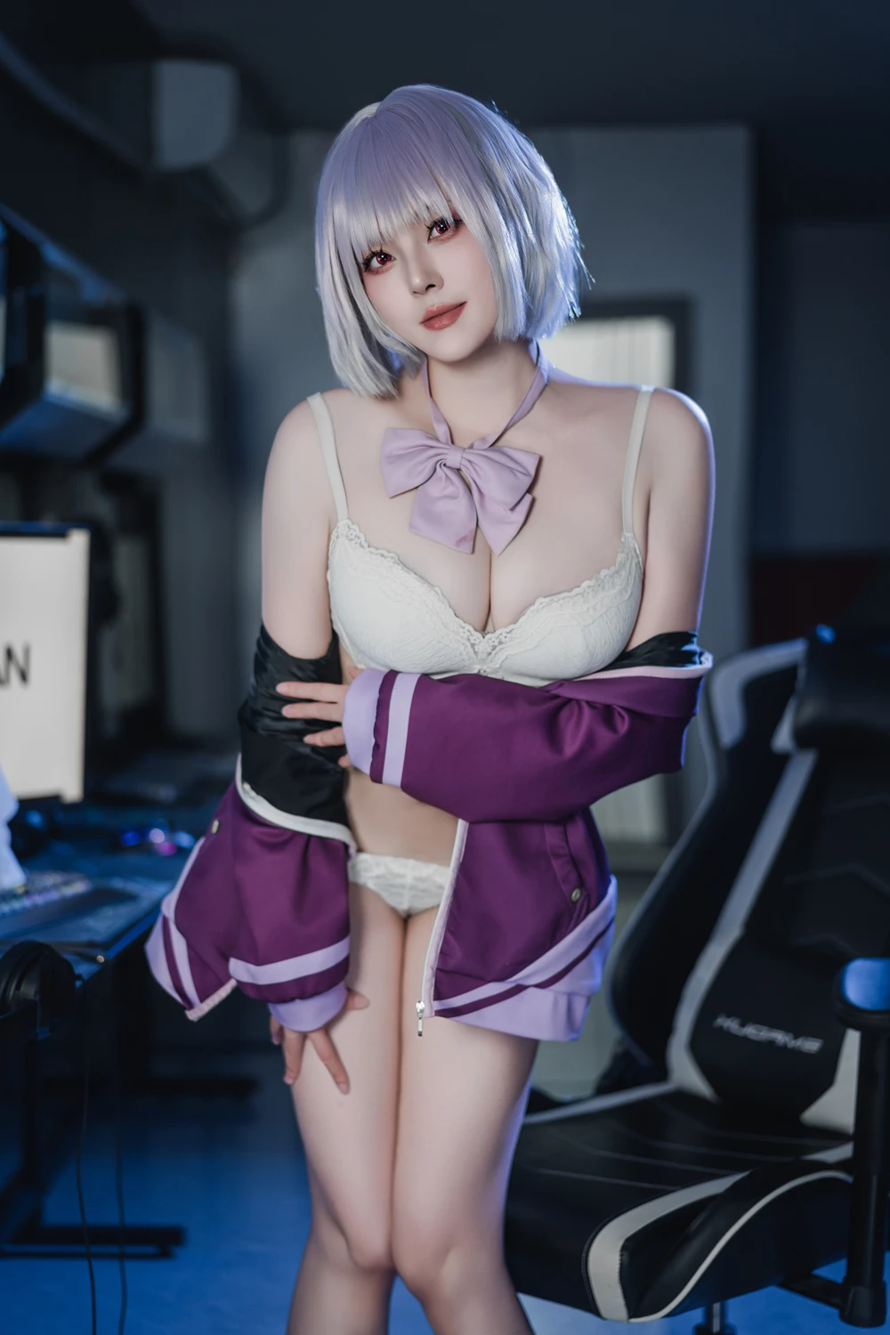 Cosplay Natsuko夏夏子 – GRIDMAN 新条茜 - P59
