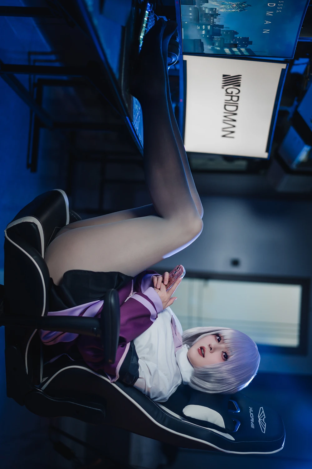 Cosplay Natsuko夏夏子 – GRIDMAN 新条茜 - P8