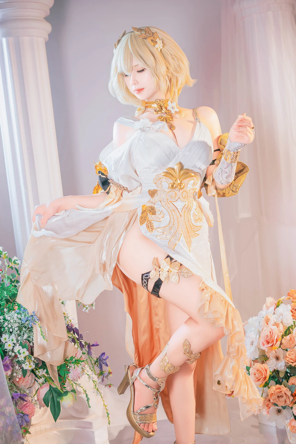Cosplay Pyonピオン – Aglaea HonkaiStar Rail 崩铁 阿格莱雅 - P1