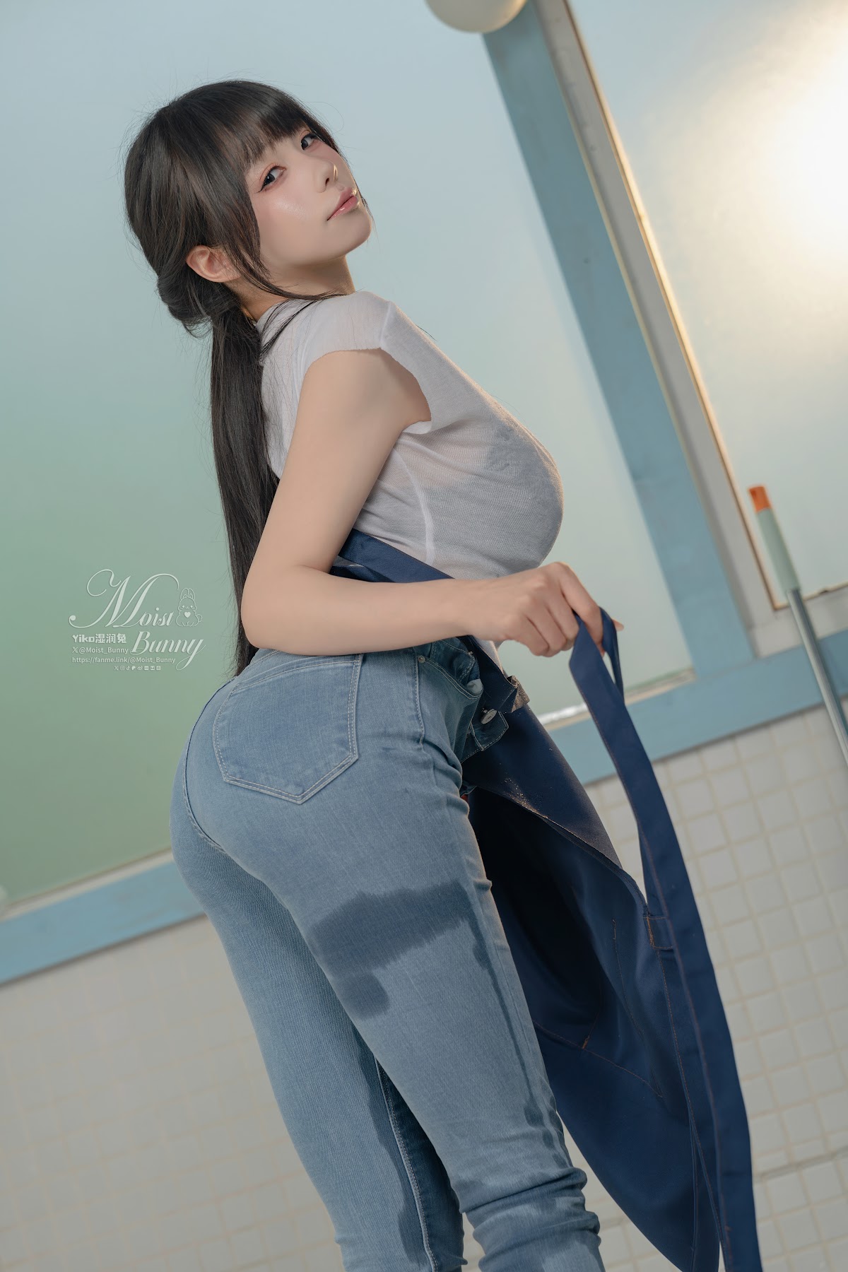 Coser@黏黏团子兔 – 09月作品『钱汤の女将』每夜 - P17