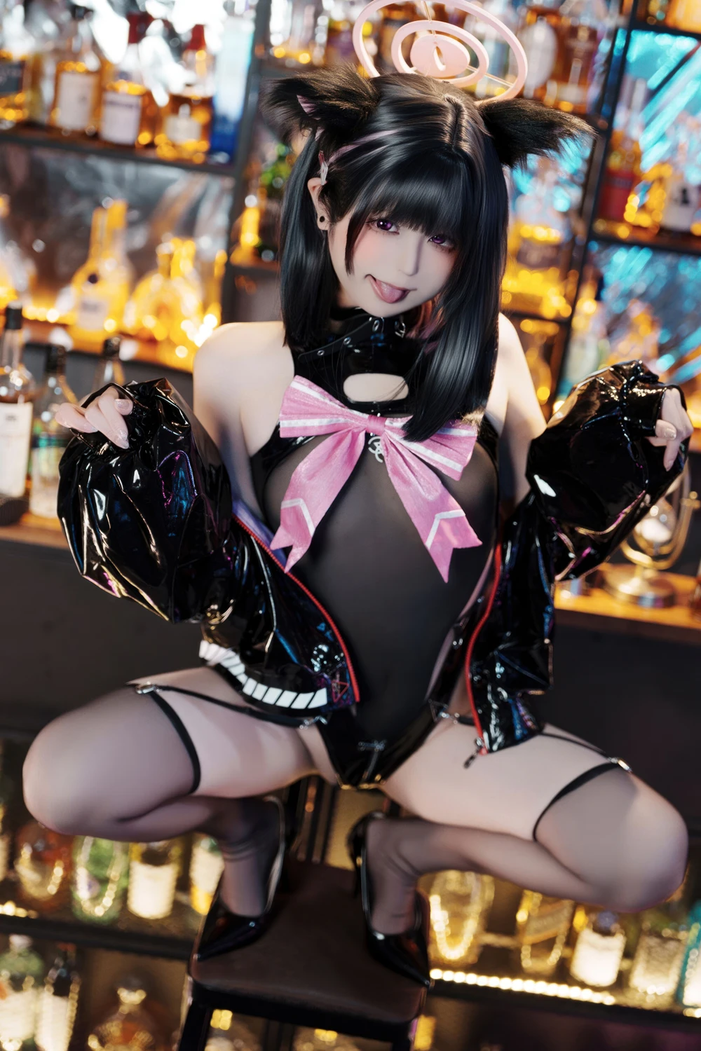 Cosplay Quan冉有点饿 – 蔚蓝档案 杏山和纱同人 - P21