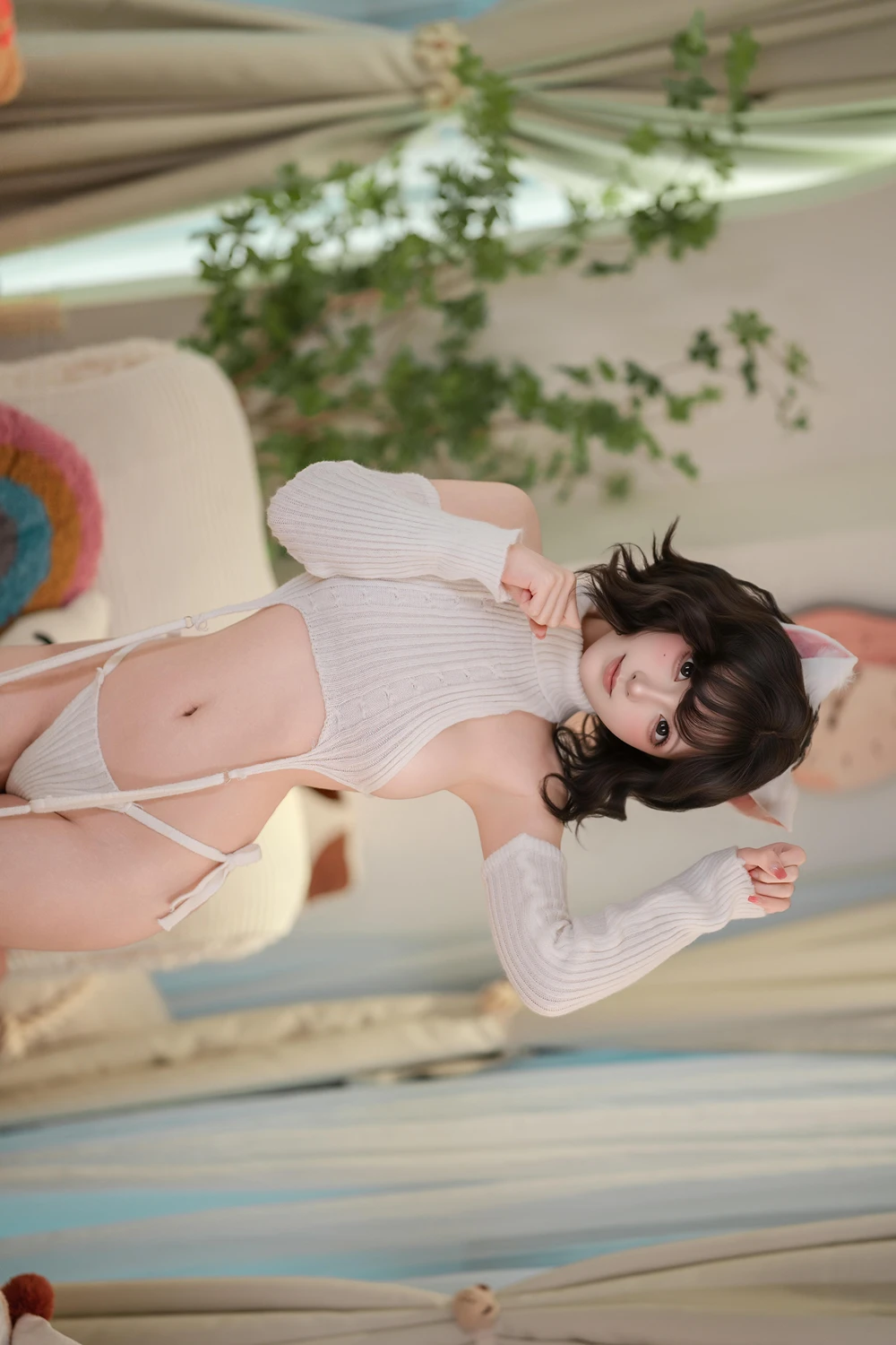 Cosplay Bangni邦尼 – 家有小白猫 - P23