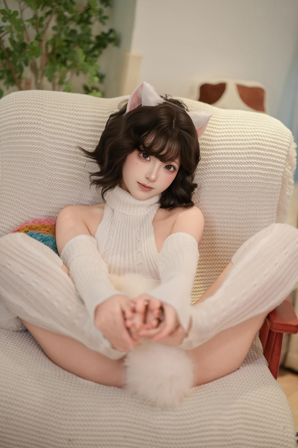 Cosplay Bangni邦尼 – 家有小白猫 - P25
