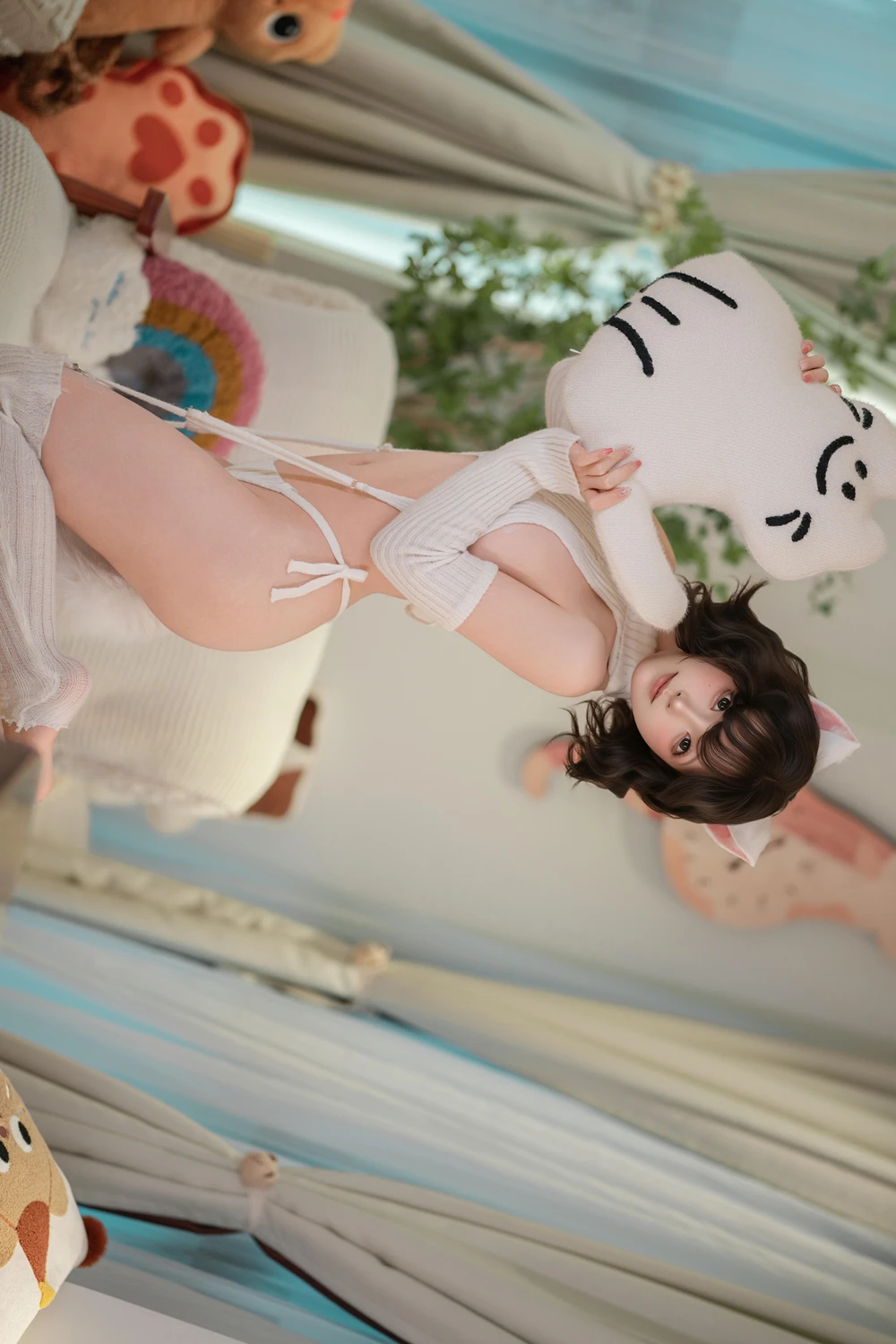 Cosplay Bangni邦尼 – 家有小白猫 - P5