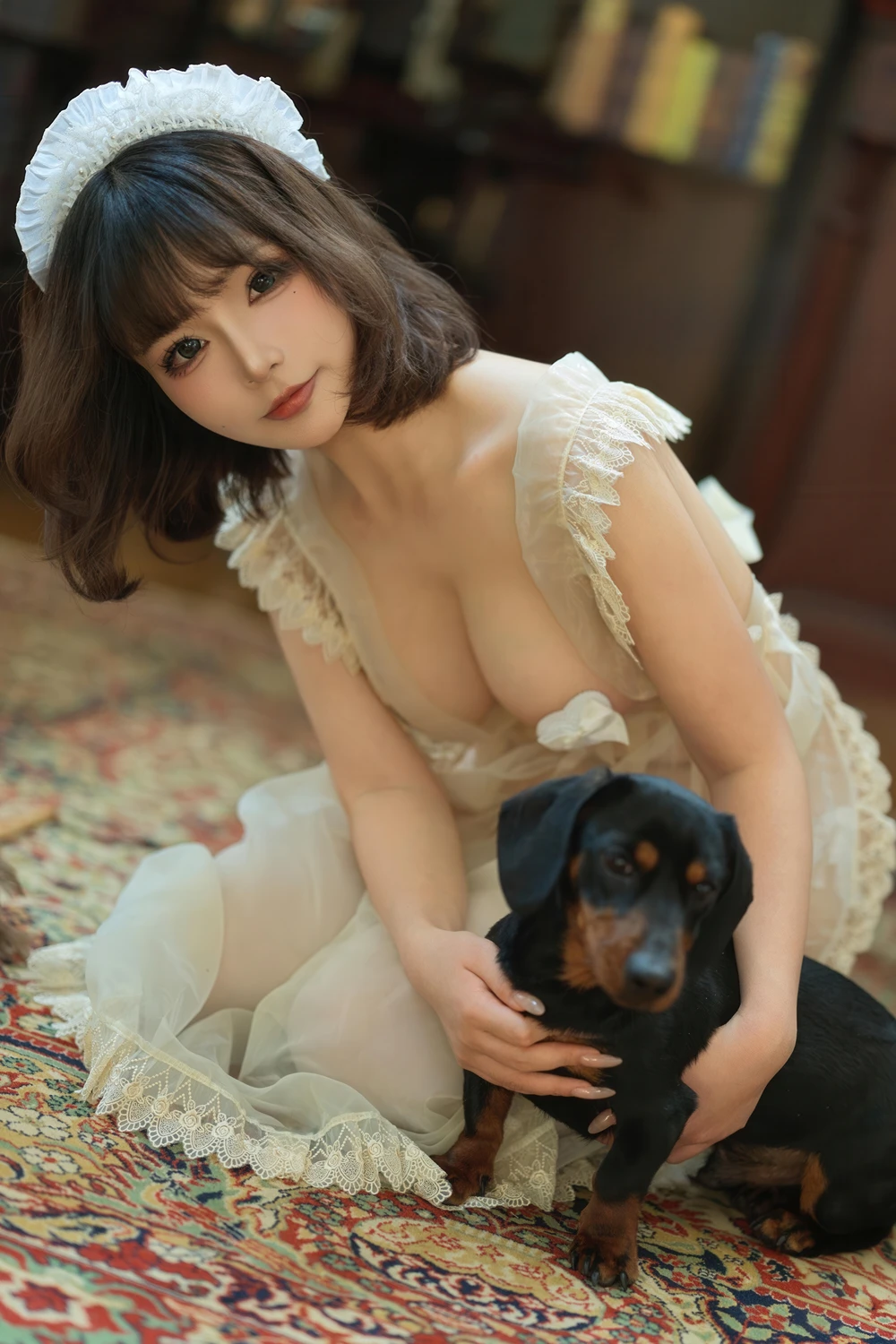 Cosplay Yuuhui玉汇 – 家养女仆 - P147