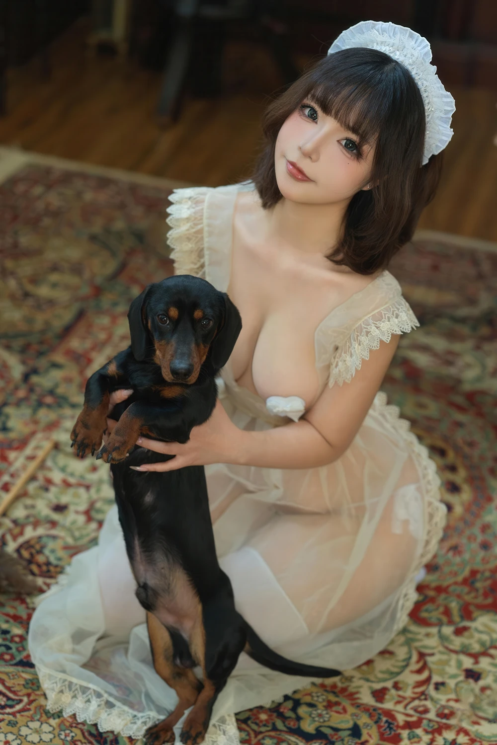 Cosplay Yuuhui玉汇 – 家养女仆 - P148