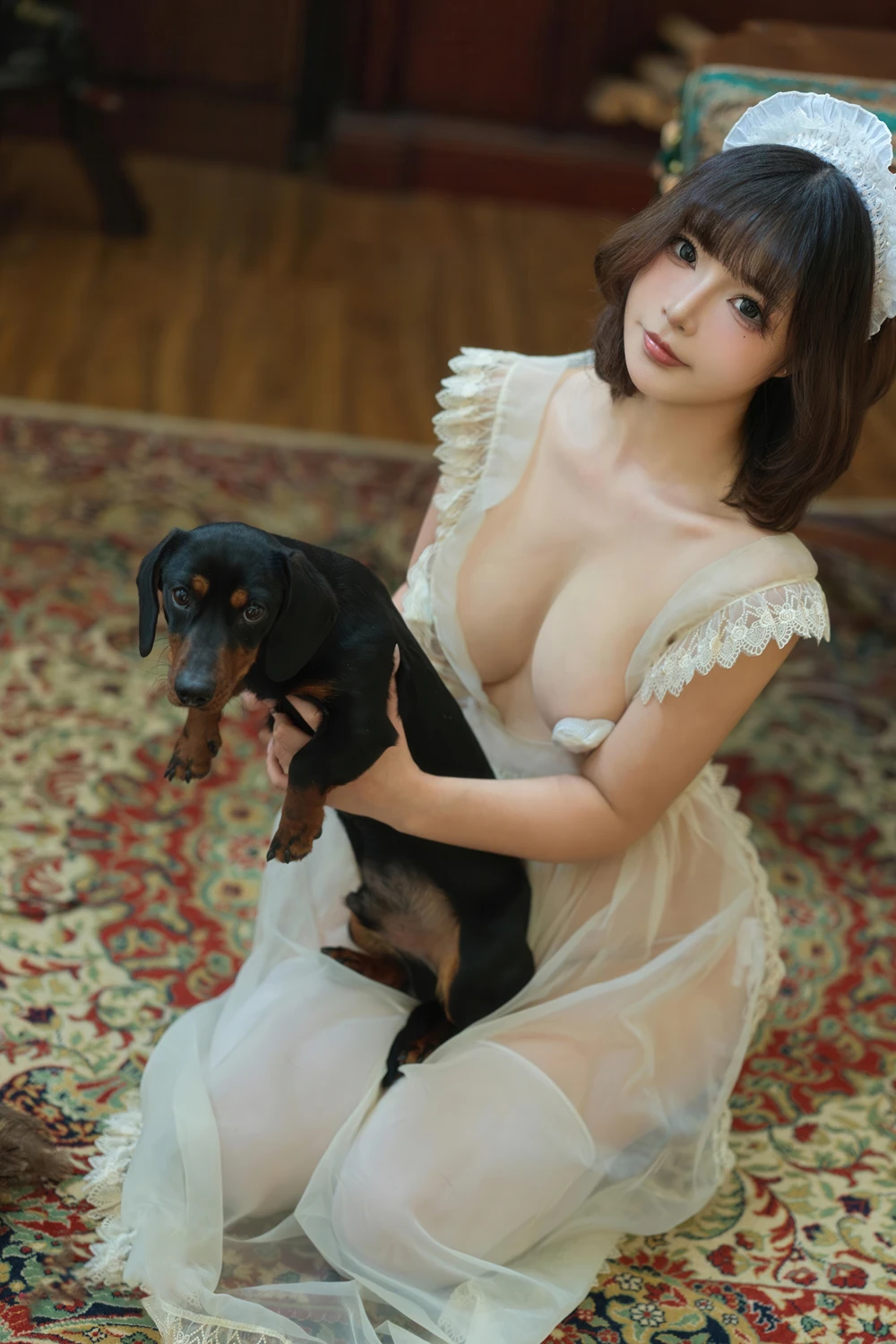 Cosplay Yuuhui玉汇 – 家养女仆 - P149