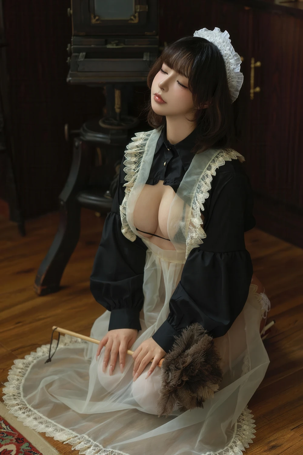 Cosplay Yuuhui玉汇 – 家养女仆 - P33