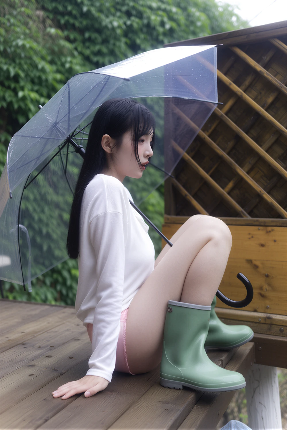Rinaモモリナ – MAXIM 「Wet In The Rain – OUTSIDE」 - P12