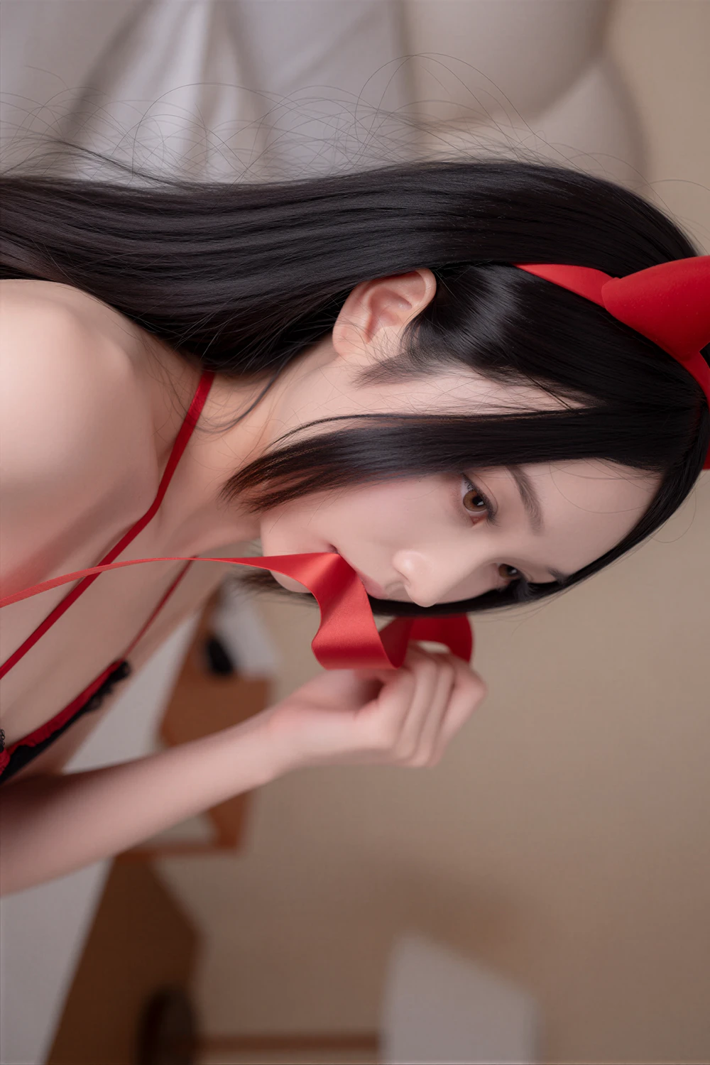 Suji 수지 – Pure Media Vol.313 「Summon The Red Devil」 - P32
