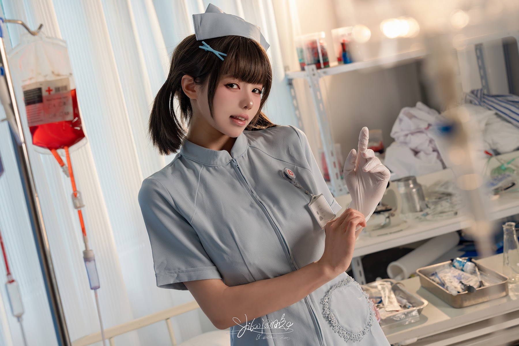Coser@黏黏团子兔 – 『妄想病栋』 你的猫咪 - P40