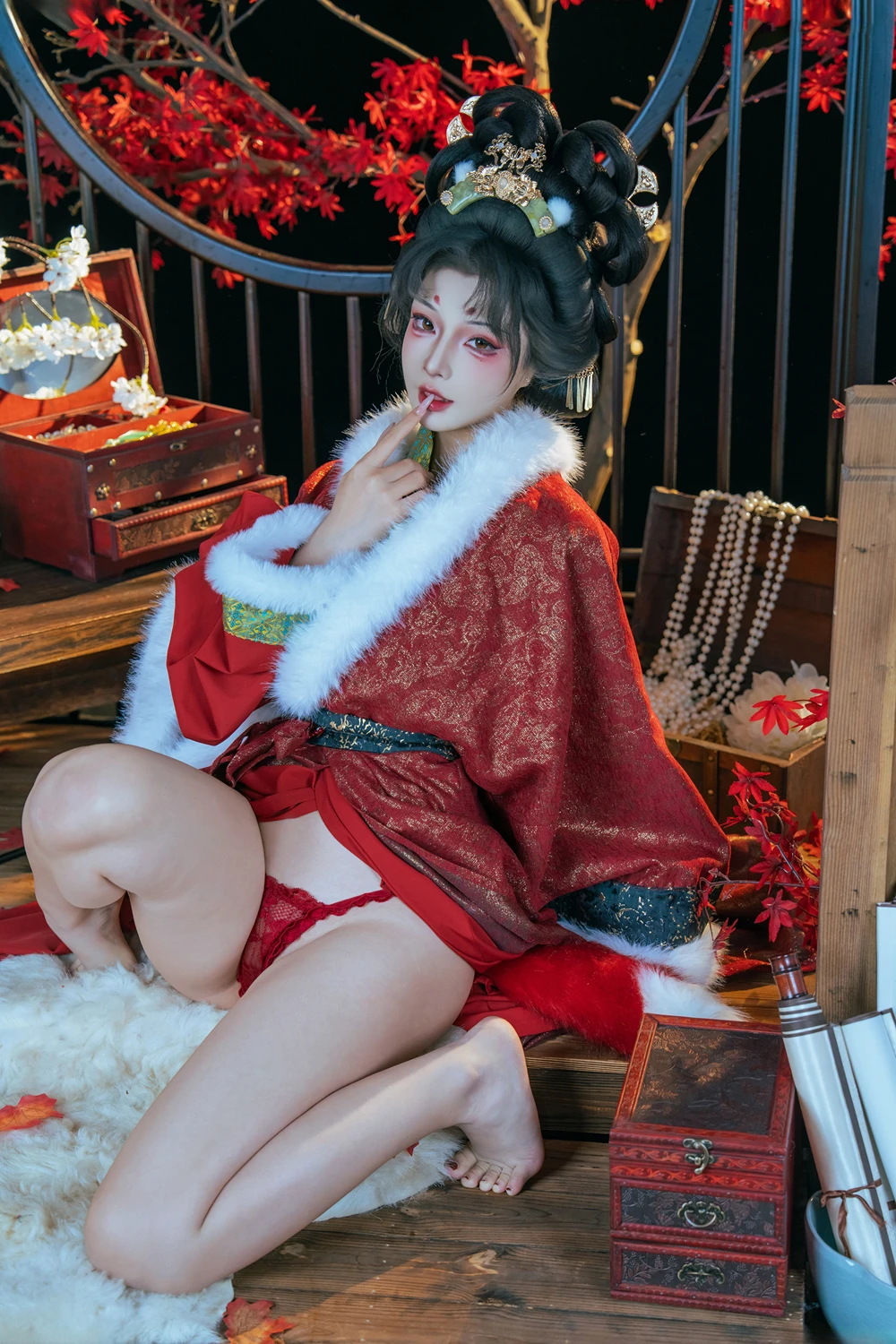 Cosplay Yuuhui玉汇 – 狐仙的报恩 - P46