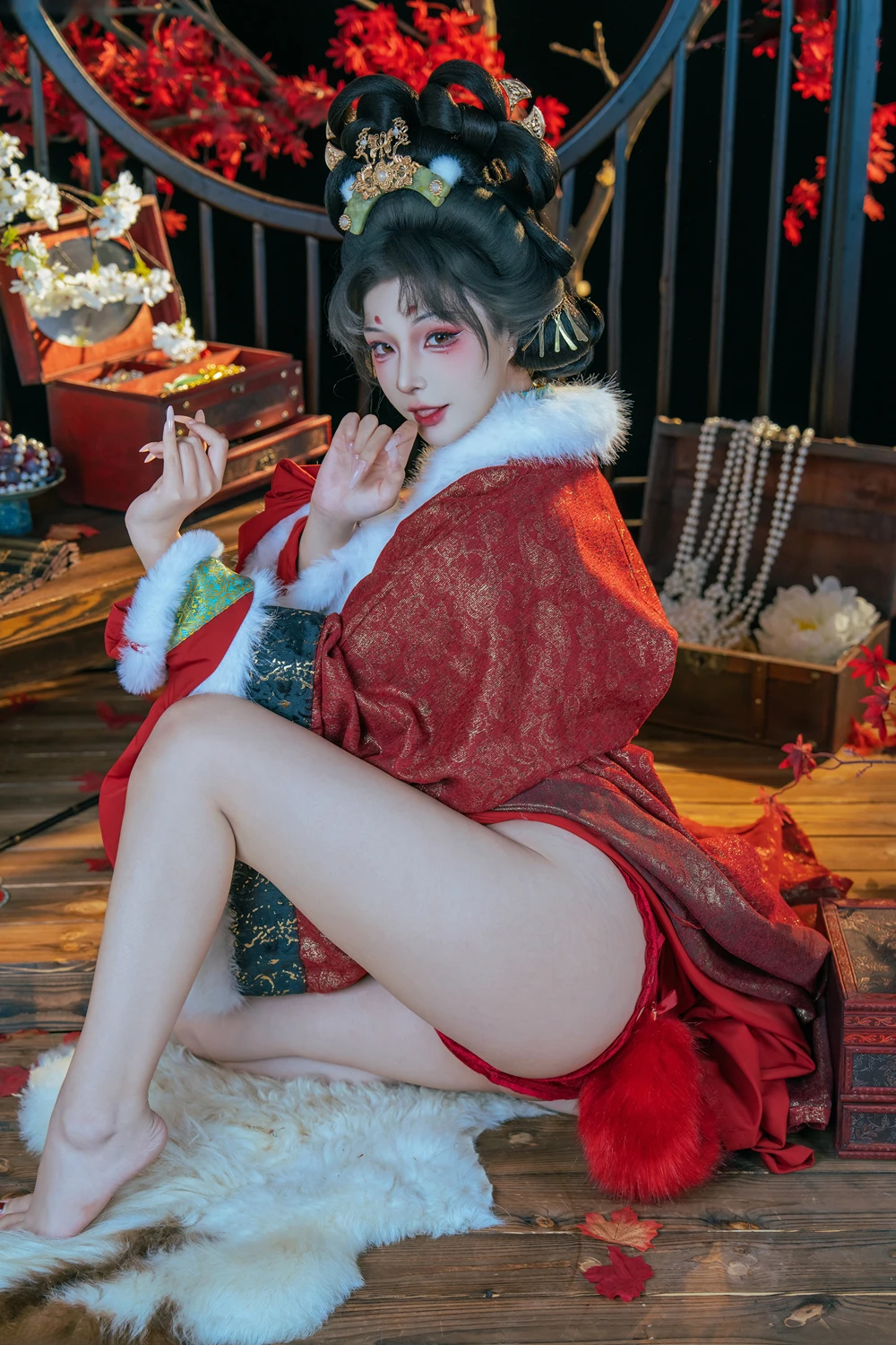 Cosplay Yuuhui玉汇 – 狐仙的报恩 - P47
