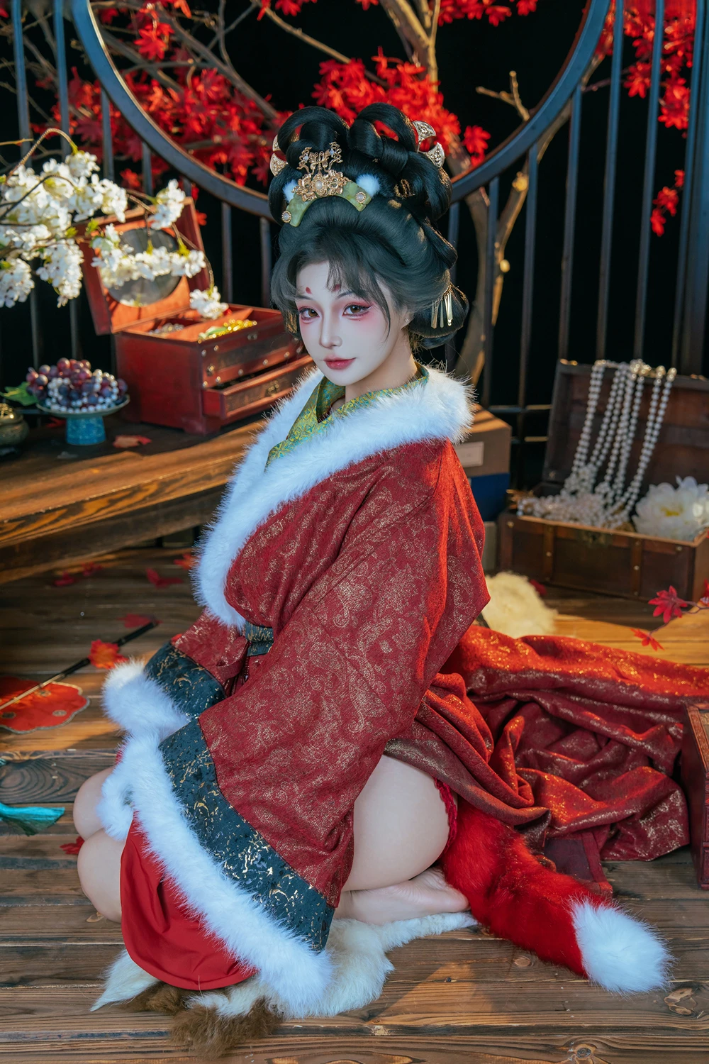 Cosplay Yuuhui玉汇 – 狐仙的报恩 - P49