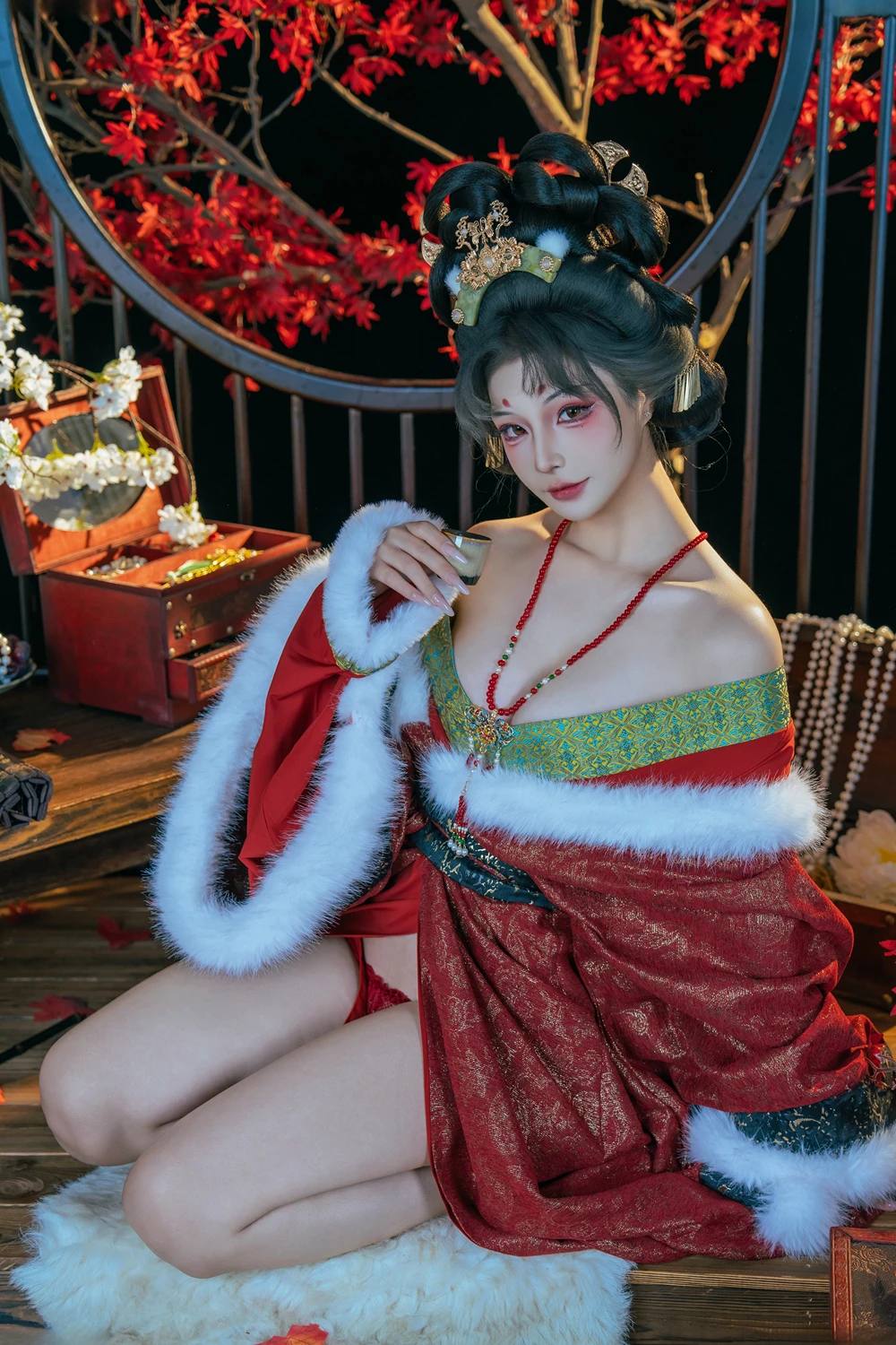 Cosplay Yuuhui玉汇 – 狐仙的报恩 - P52