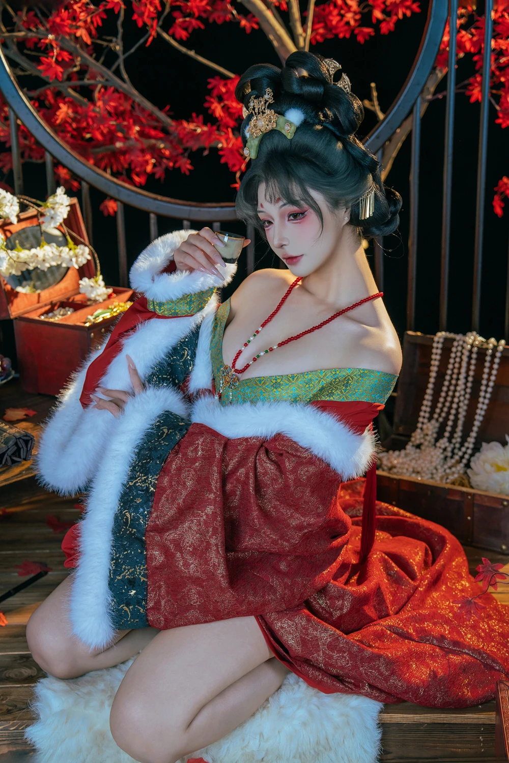 Cosplay Yuuhui玉汇 – 狐仙的报恩 - P53