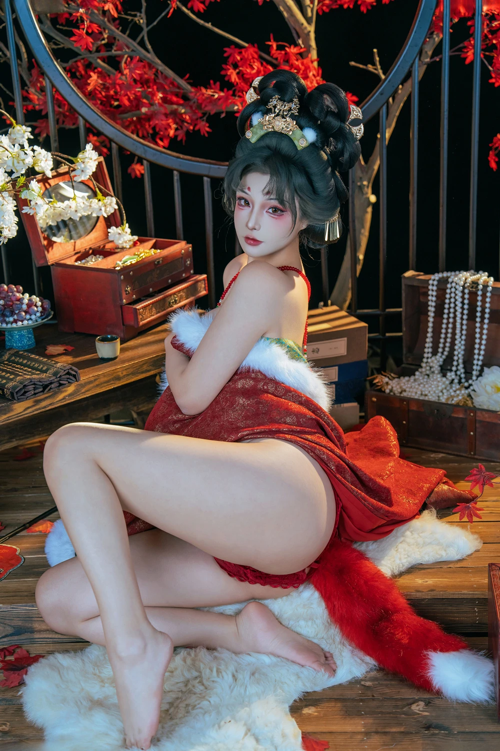 Cosplay Yuuhui玉汇 – 狐仙的报恩 - P64