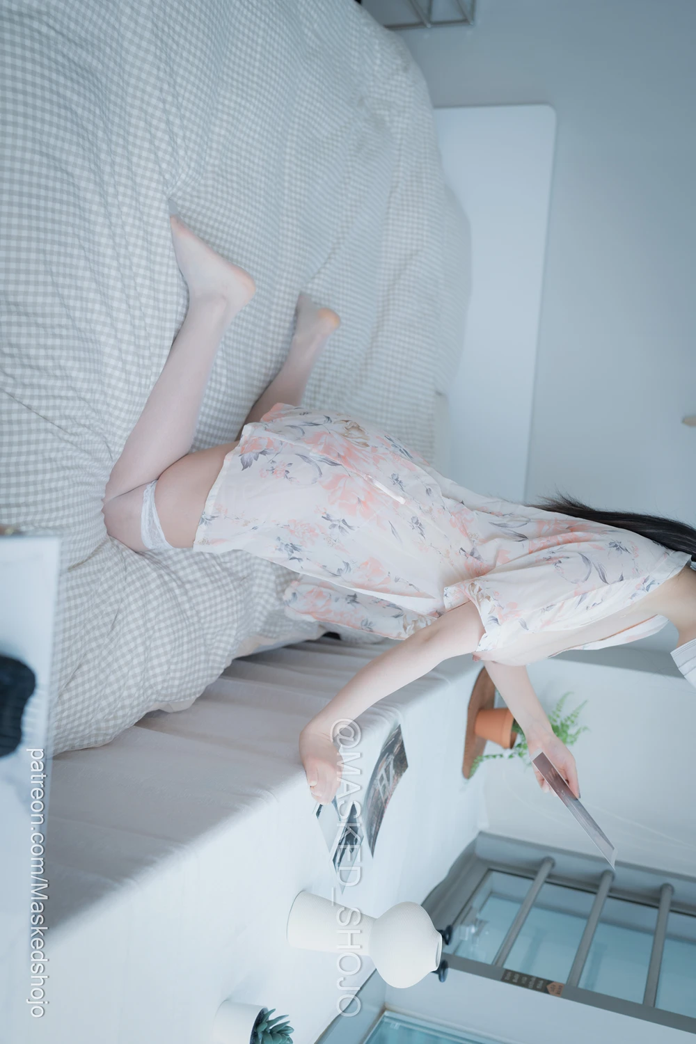 Cosplay Masked Shojo – Waterfall Big Tits - P3