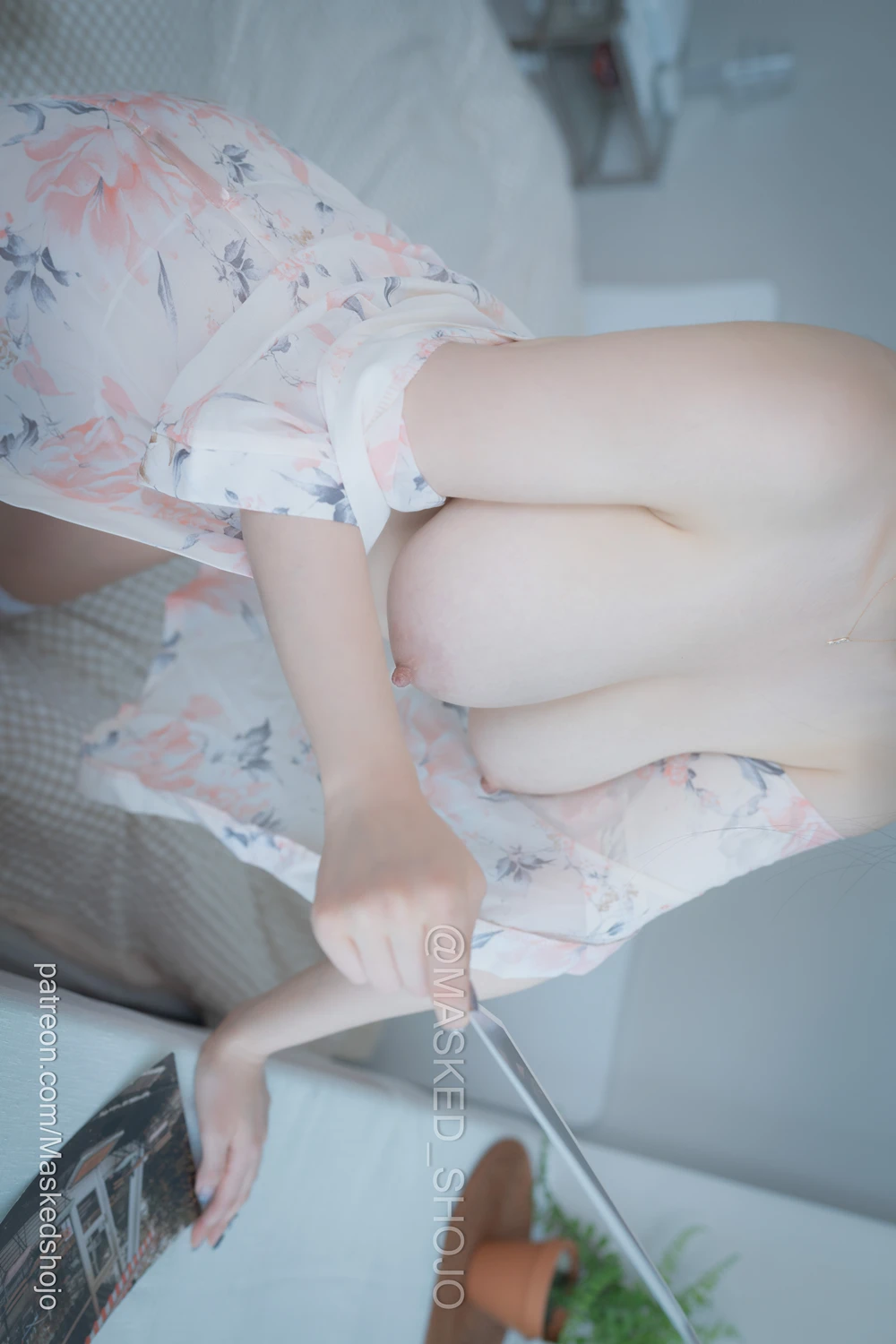 Cosplay Masked Shojo – Waterfall Big Tits - P4