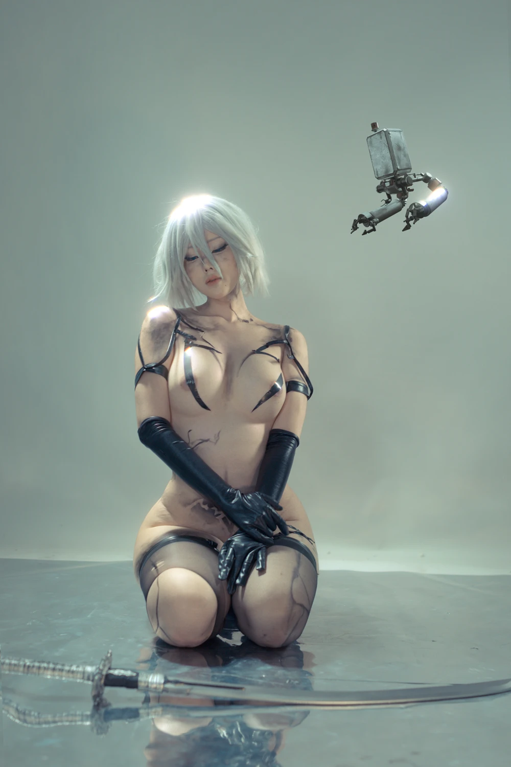 Cosplay 钛合金TiTi – 莉犬酱 & 尼尔双人 - P48