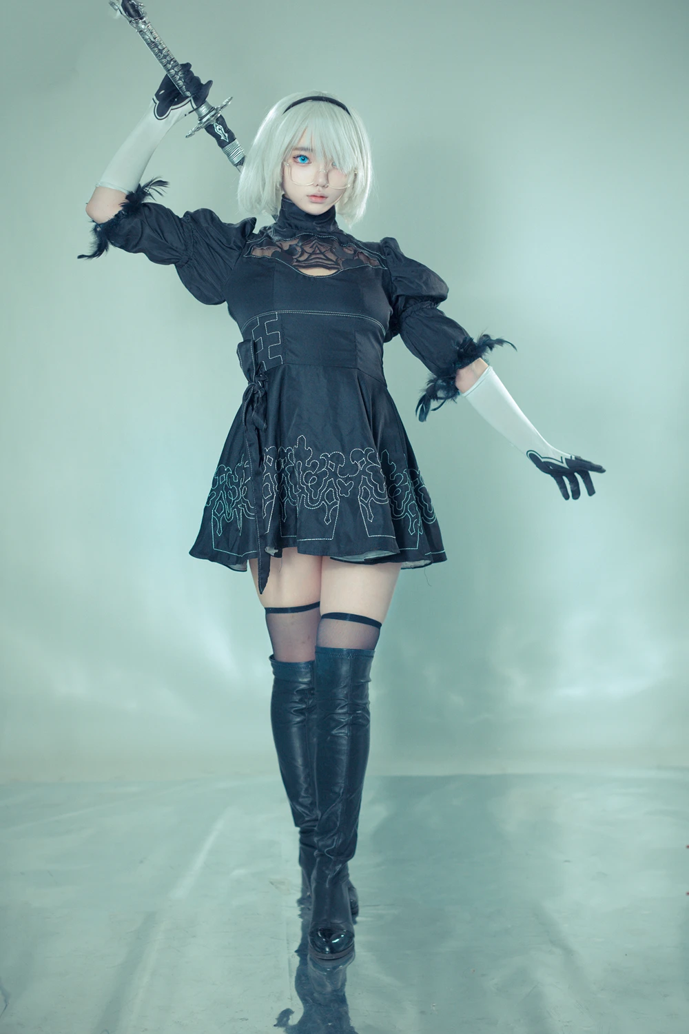 Cosplay 钛合金TiTi – 莉犬酱 & 尼尔双人 - P8