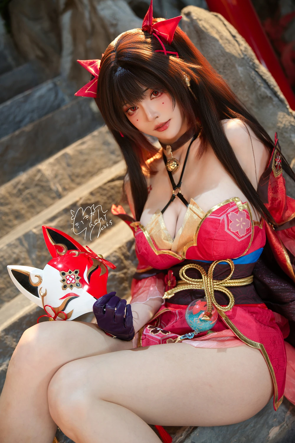 Cosplay Machi馬吉 – 花火 - P19