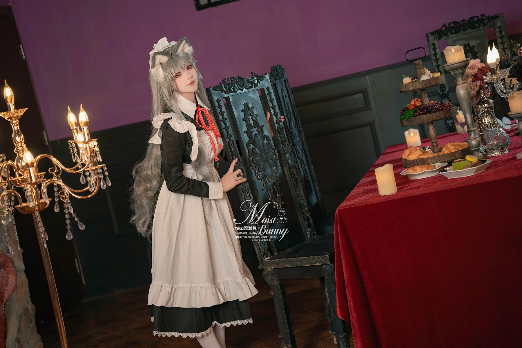Coser@黏黏团子兔 – 2月月票特典『菲奇子女仆』 - P23
