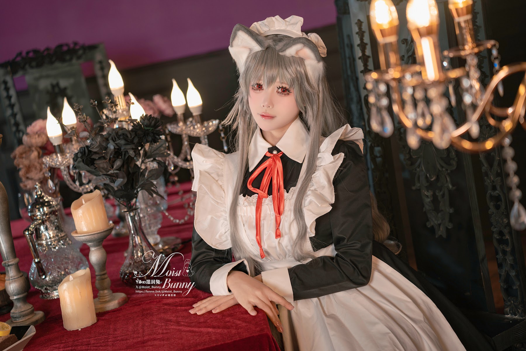 Coser@黏黏团子兔 – 2月月票特典『菲奇子女仆』 - P34