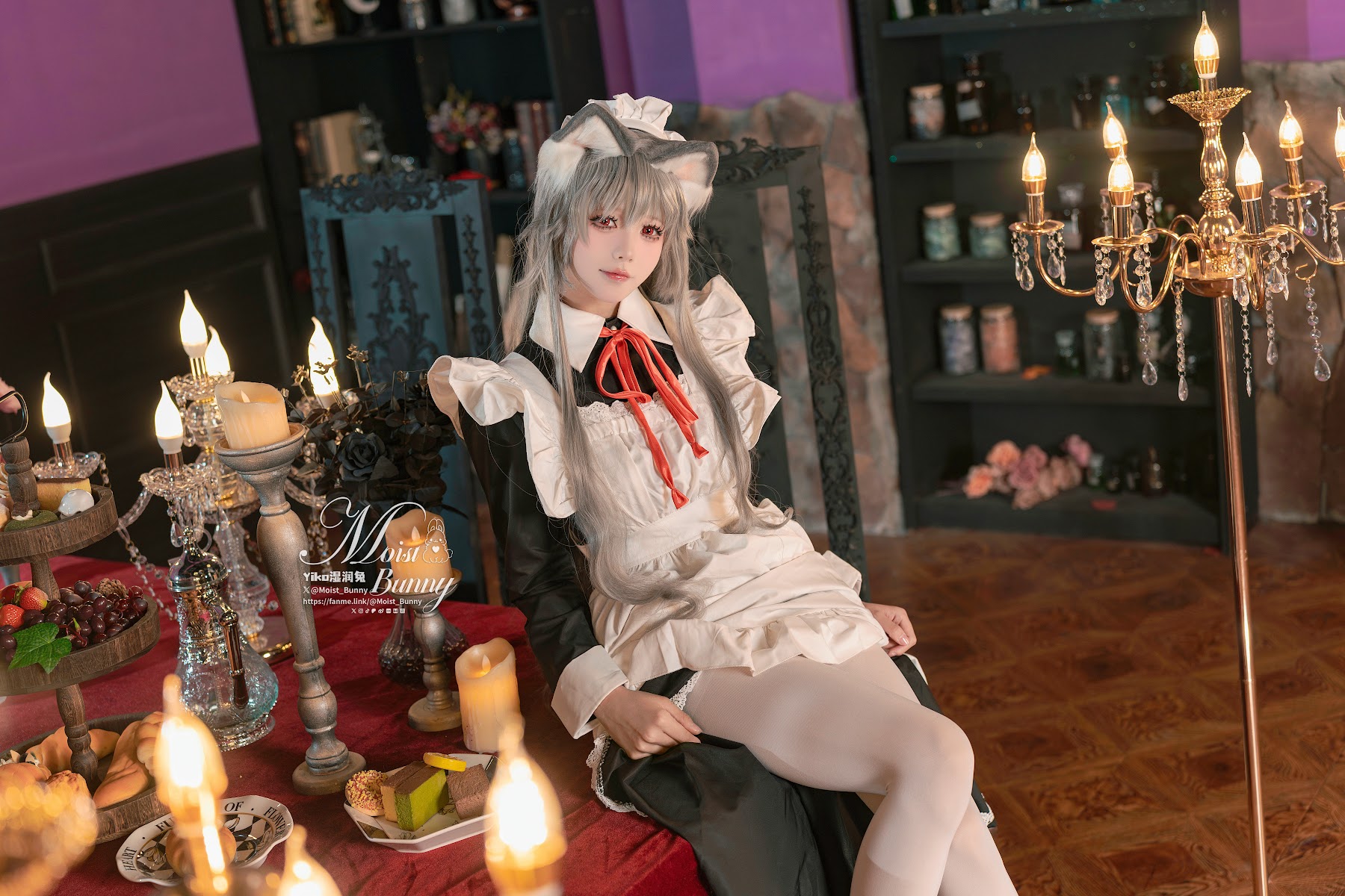 Coser@黏黏团子兔 – 2月月票特典『菲奇子女仆』 - P40