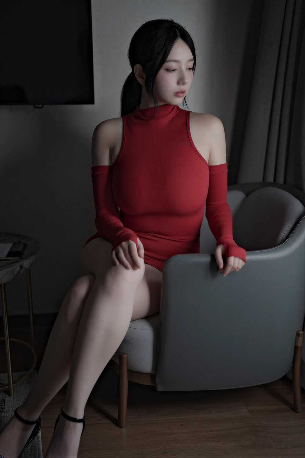 Suji 수지 – X-LEVEL Vol.82 「Meshed RED」 - P1