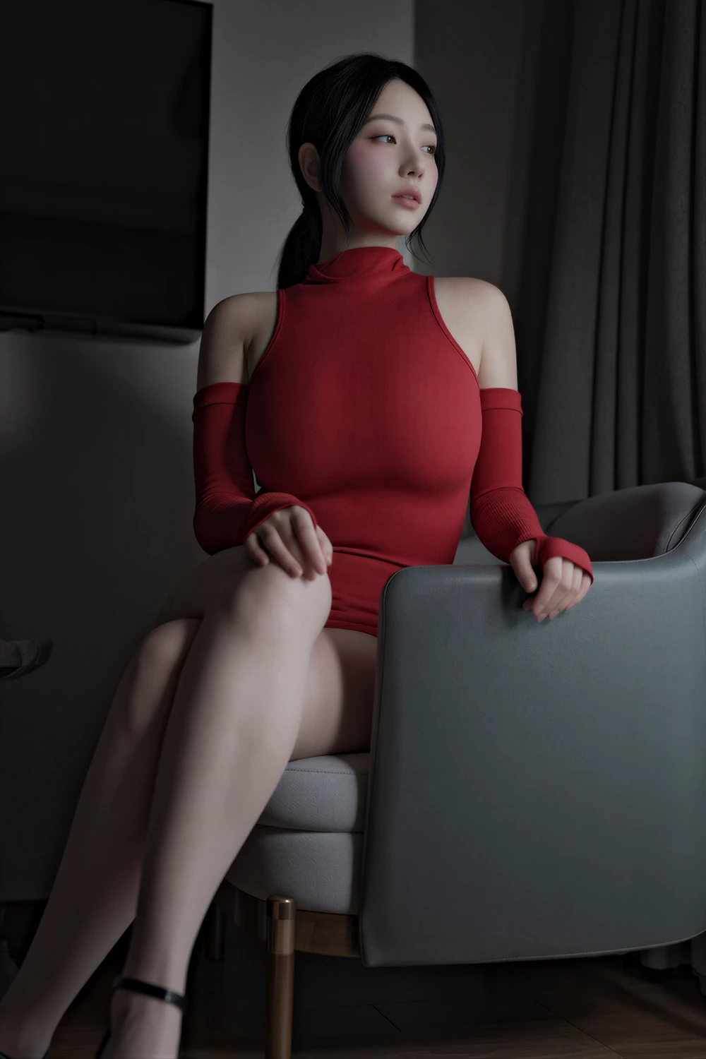 Suji 수지 – X-LEVEL Vol.82 「Meshed RED」 - P2