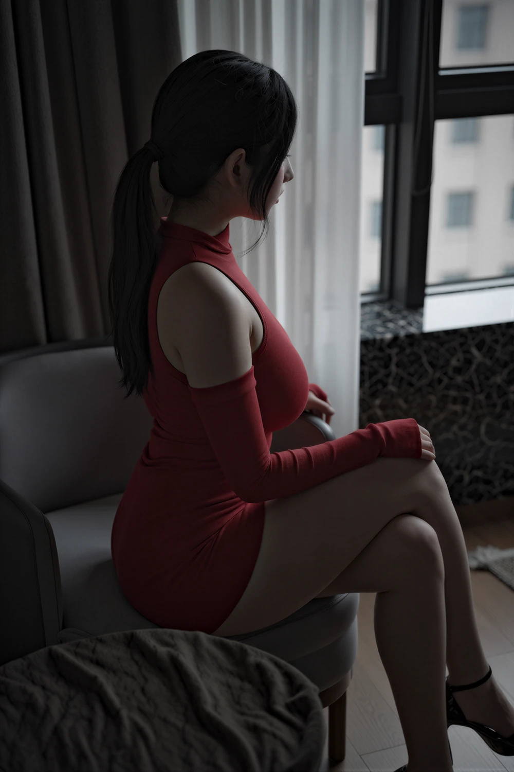 Suji 수지 – X-LEVEL Vol.82 「Meshed RED」 - P3