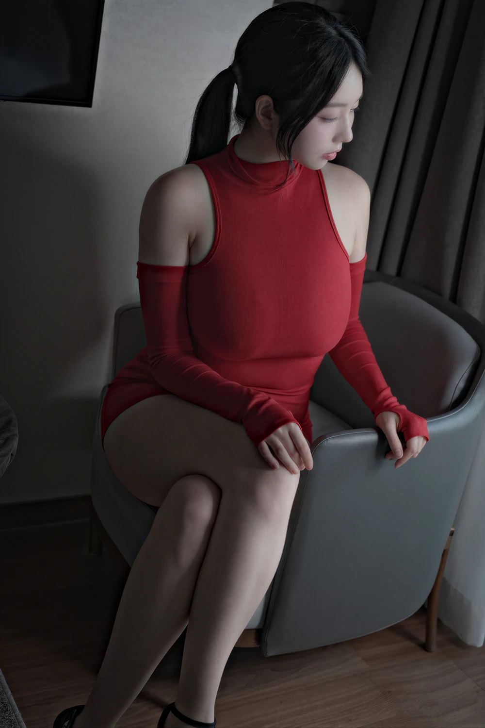 Suji 수지 – X-LEVEL Vol.82 「Meshed RED」 - P5