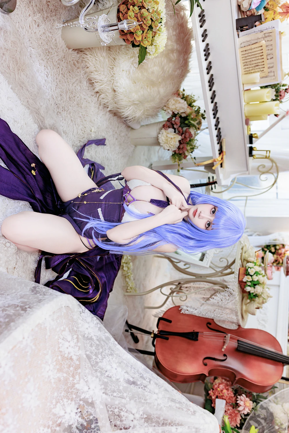 Cosplay 阿雪雪 – 黛朵礼服 - P13
