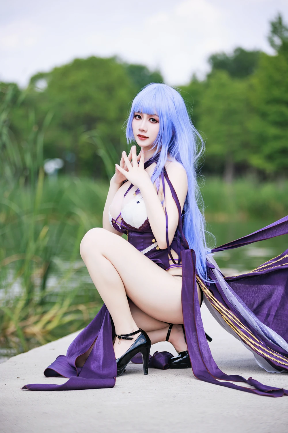 Cosplay 阿雪雪 – 黛朵礼服 - P1