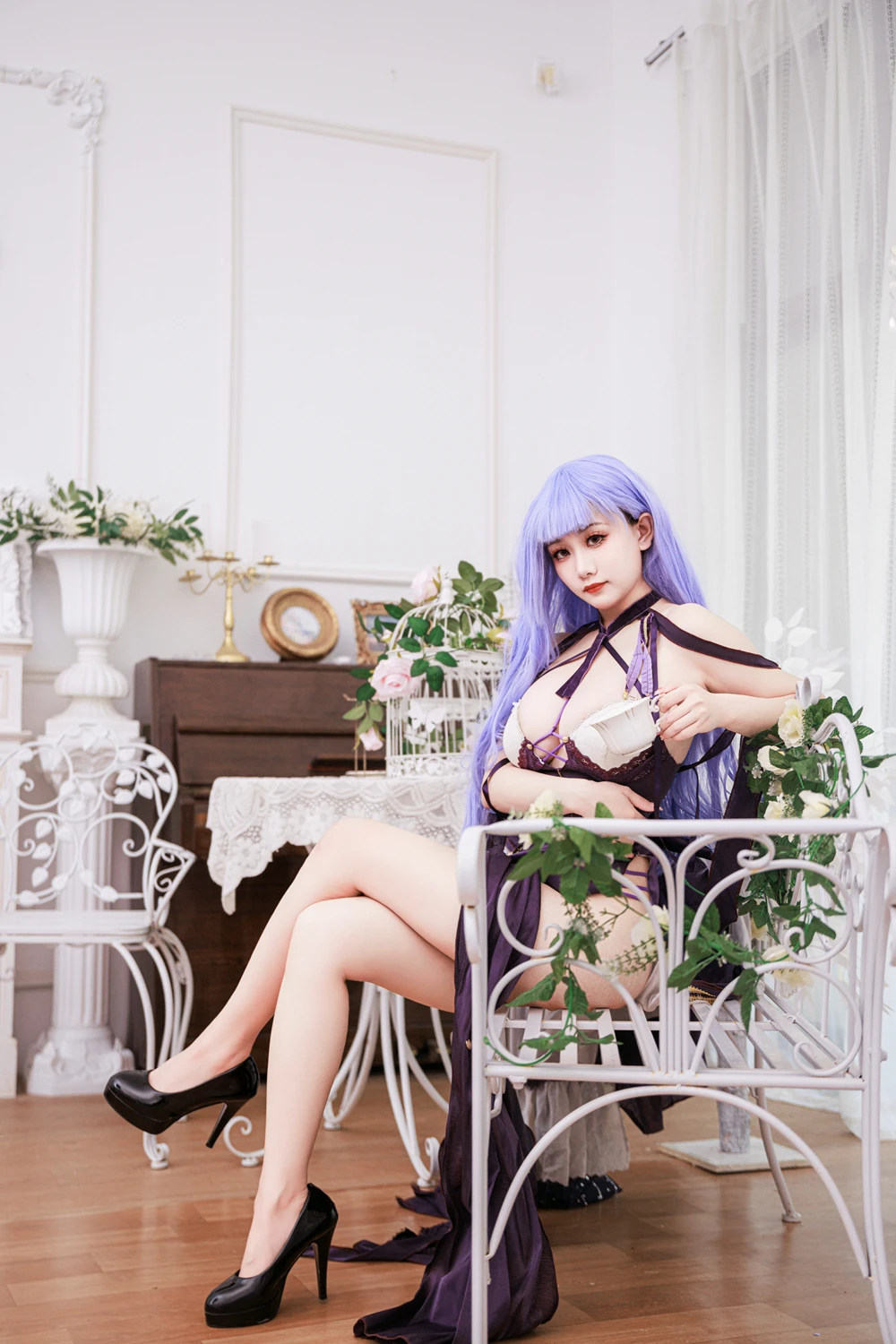 Cosplay 阿雪雪 – 黛朵礼服 - P21