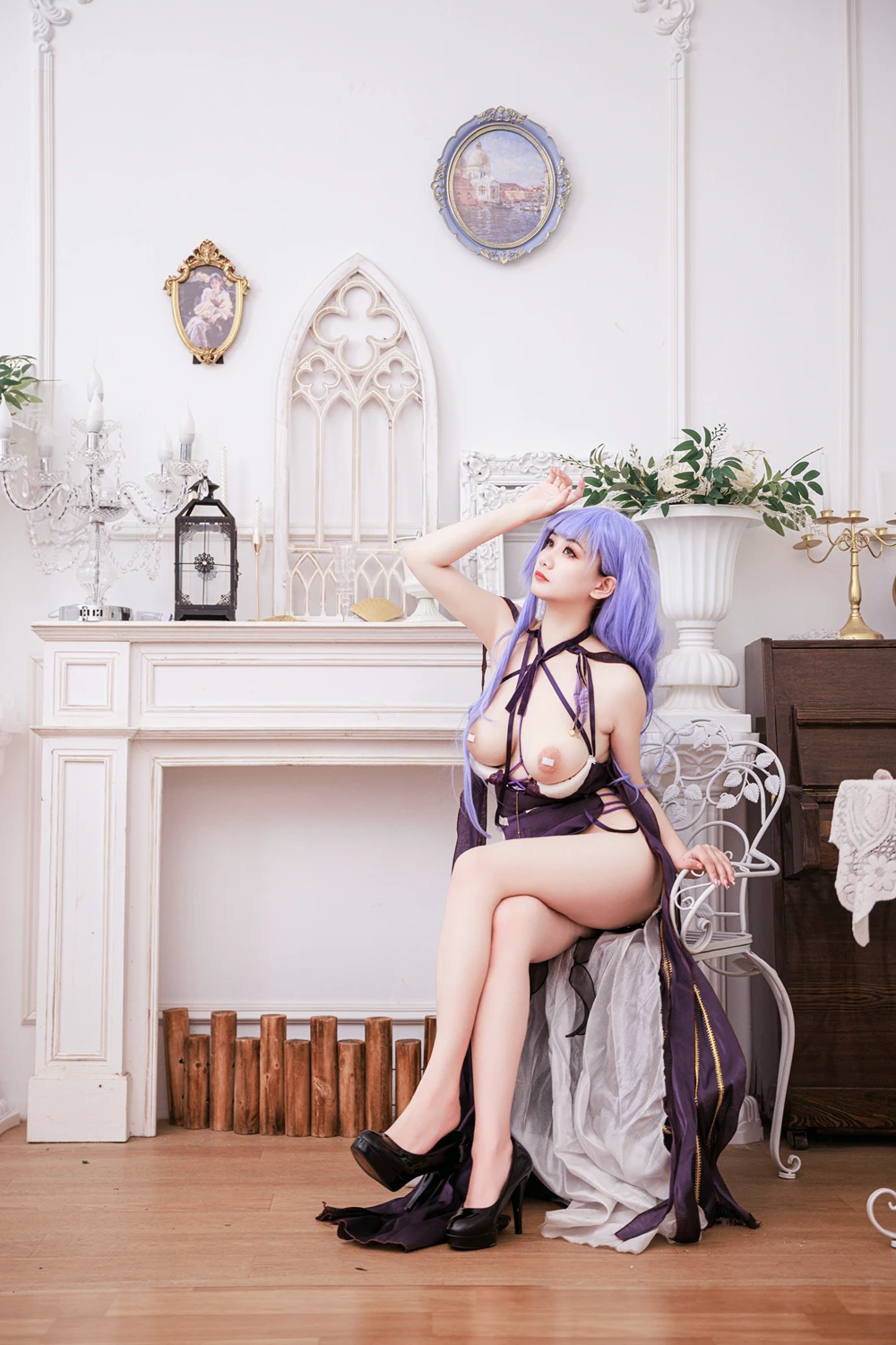 Cosplay 阿雪雪 – 黛朵礼服 - P27
