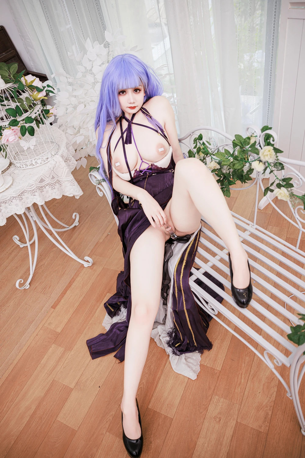 Cosplay 阿雪雪 – 黛朵礼服 - P32