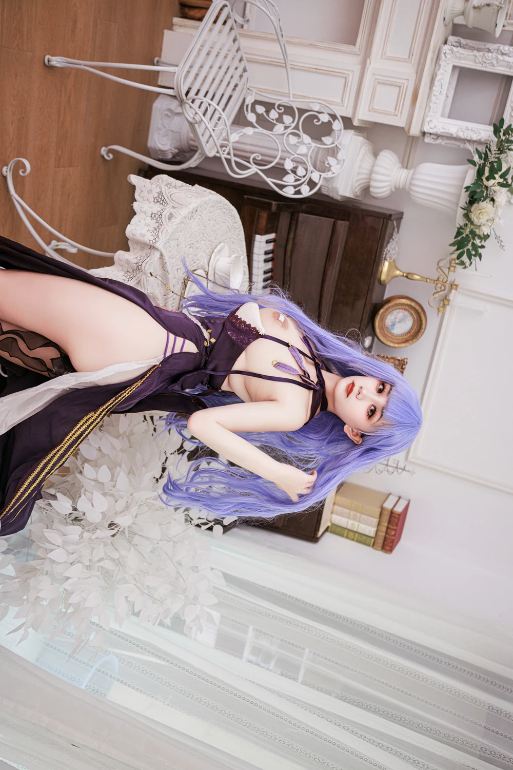 Cosplay 阿雪雪 – 黛朵礼服 - P45