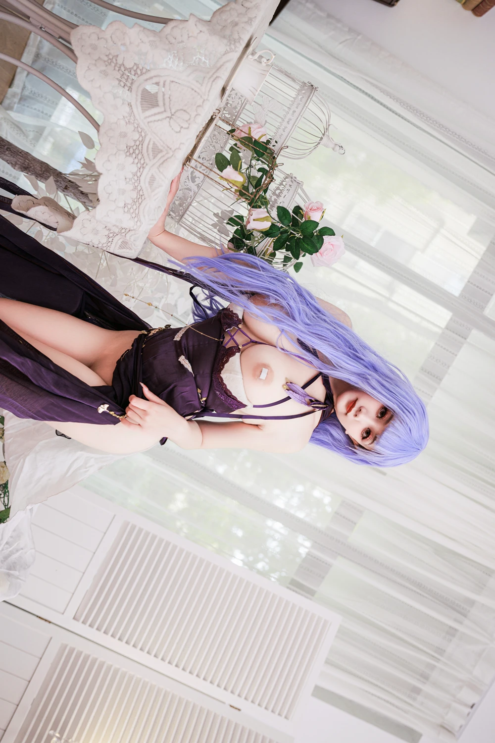 Cosplay 阿雪雪 – 黛朵礼服 - P47