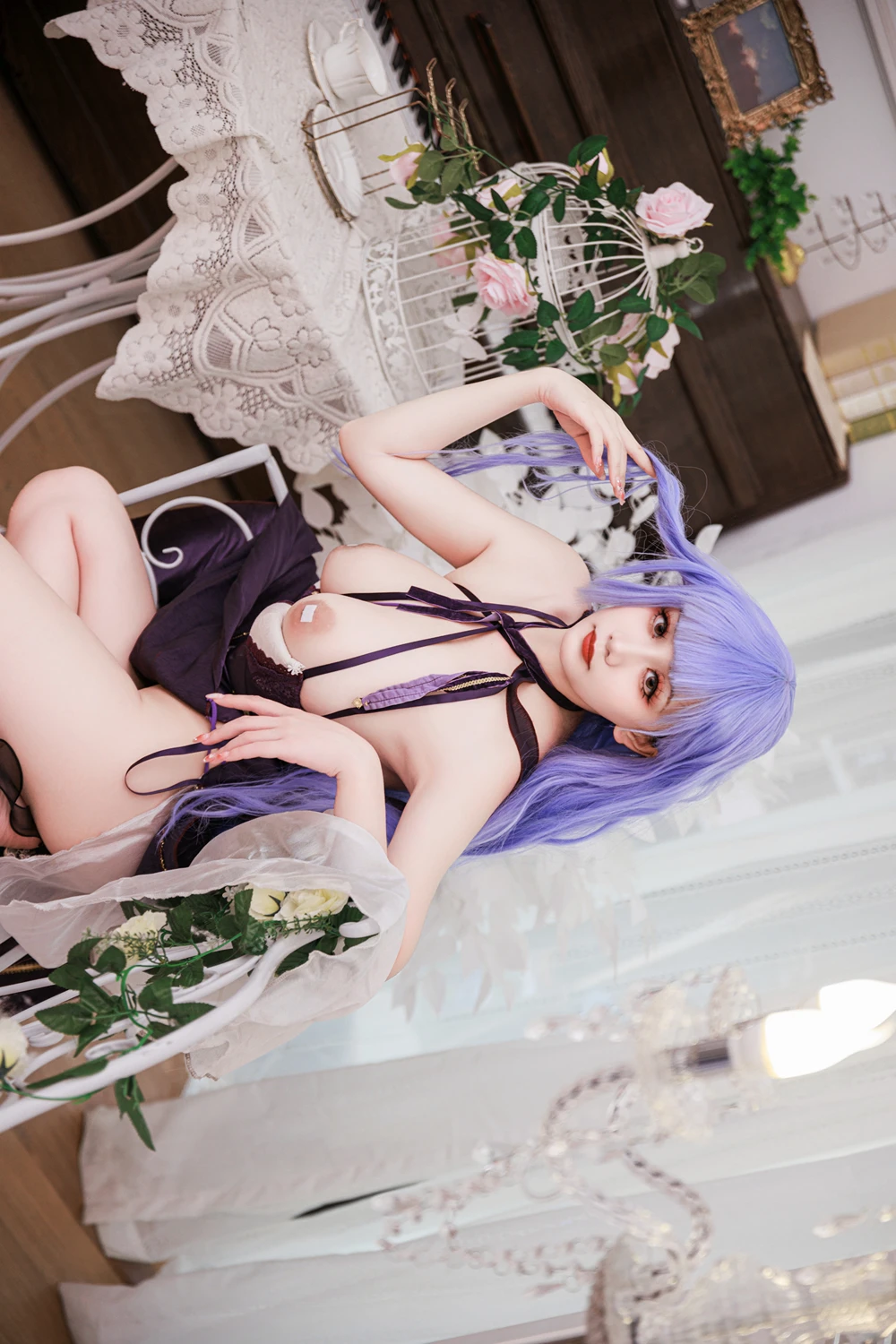 Cosplay 阿雪雪 – 黛朵礼服 - P55