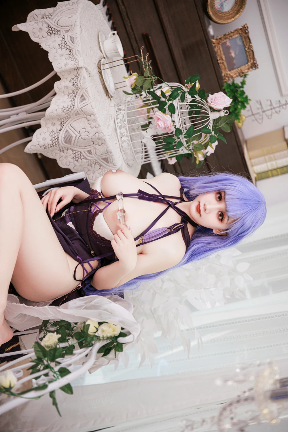Cosplay 阿雪雪 – 黛朵礼服 - P63