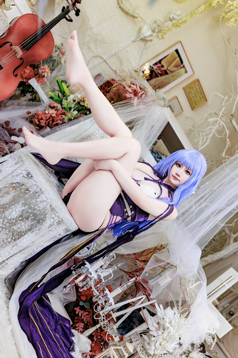 Cosplay 阿雪雪 – 黛朵礼服 - P7