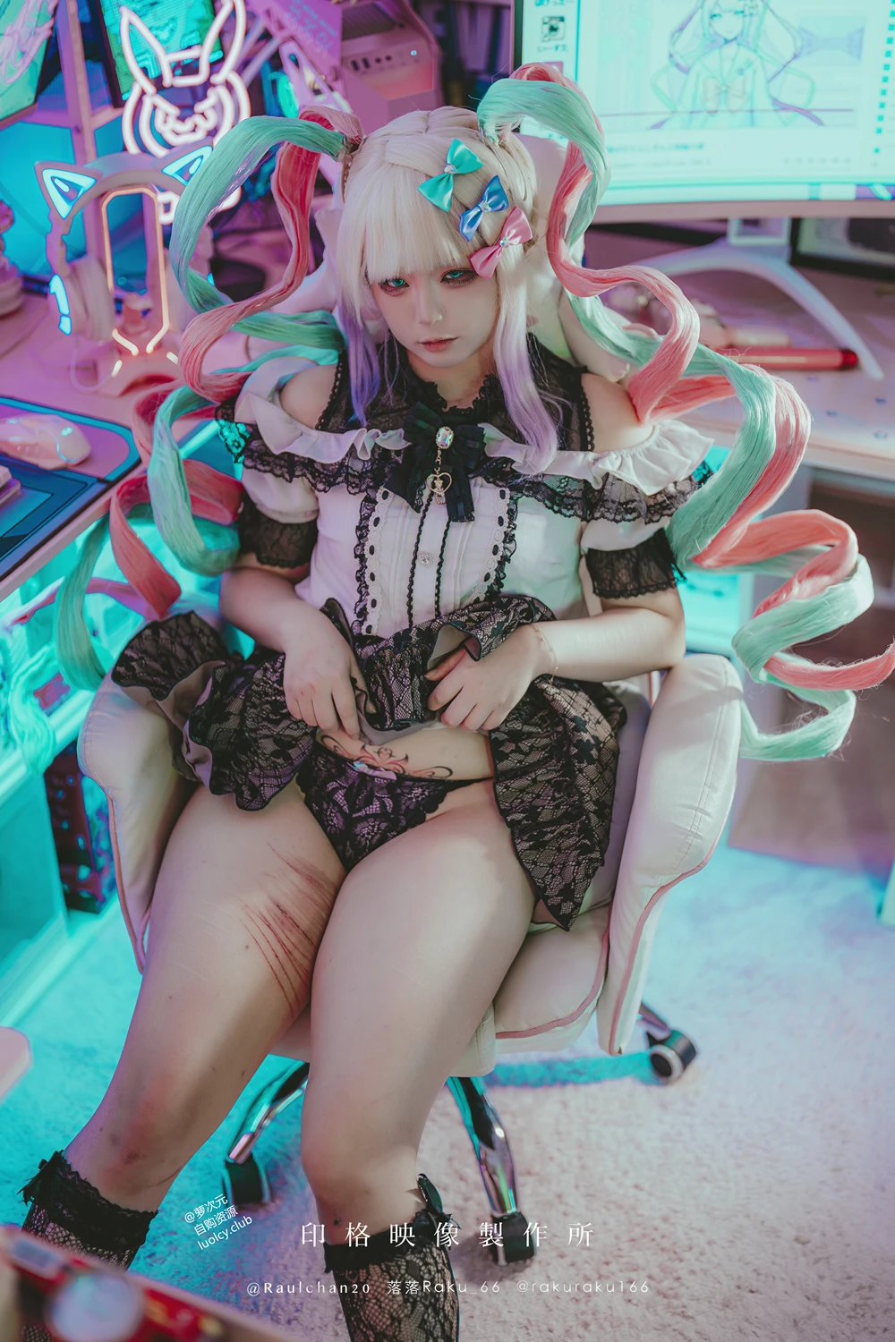 Cosplay 落落Raku – 升天 & 猫の初夜 - P20
