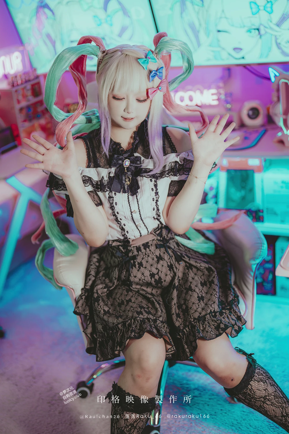 Cosplay 落落Raku – 升天 & 猫の初夜 - P3