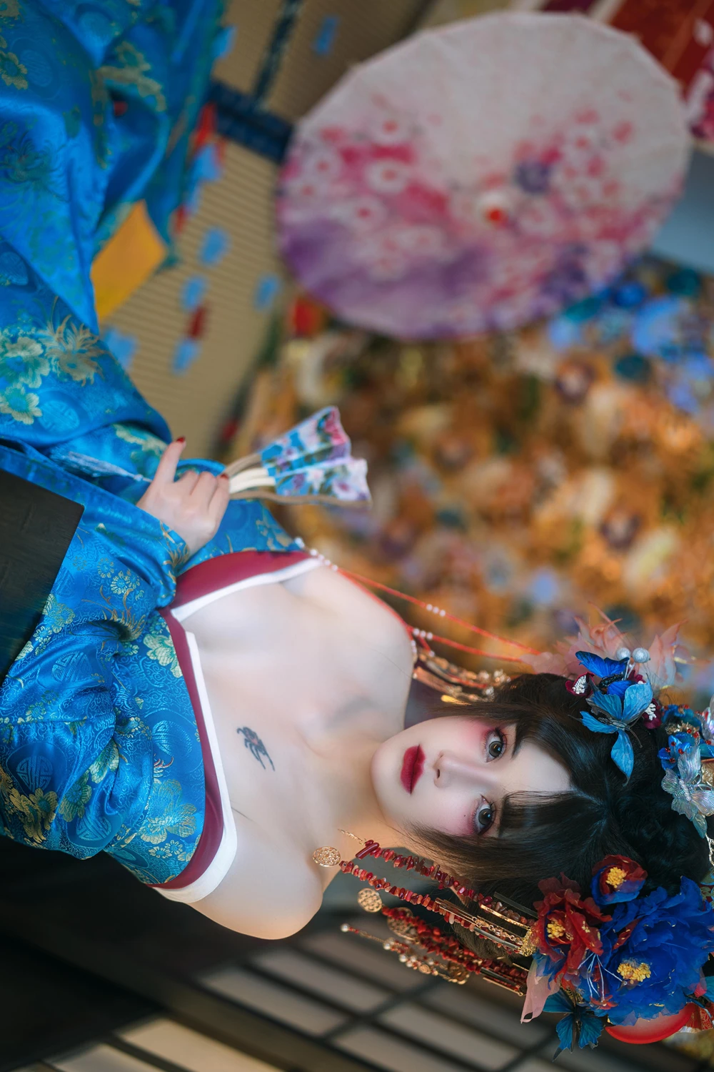 Cosplay 鹿八岁 – 花魁の末路 - P13