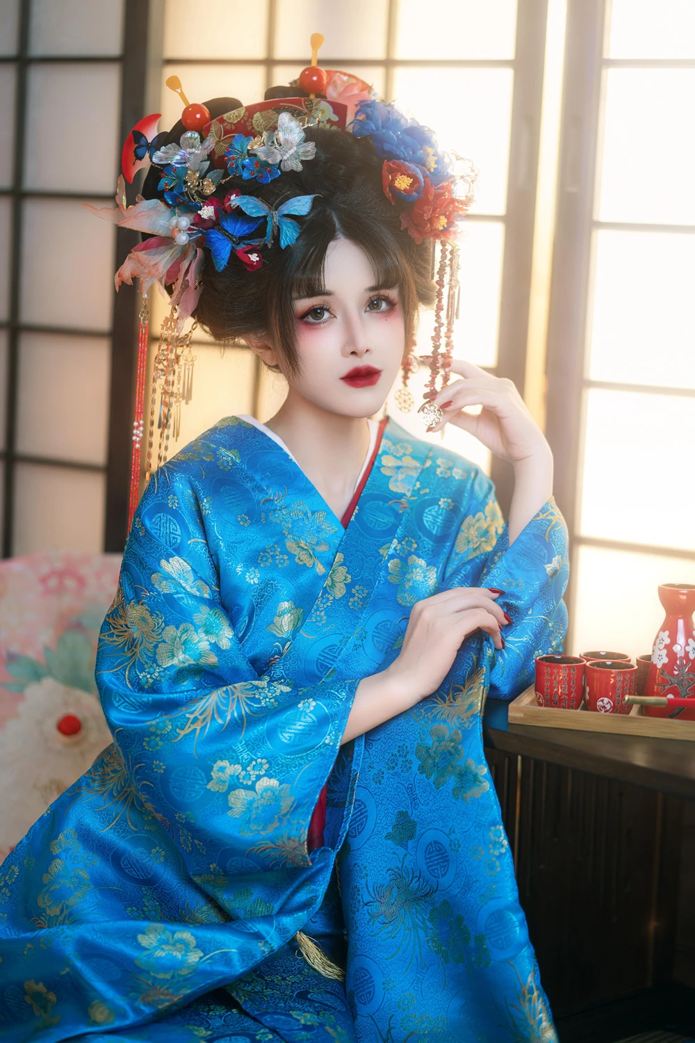 Cosplay 鹿八岁 – 花魁の末路 - P2